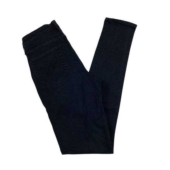 Levi’s 721 High Rise Skinny Jeans Black - Picture 8 of 9